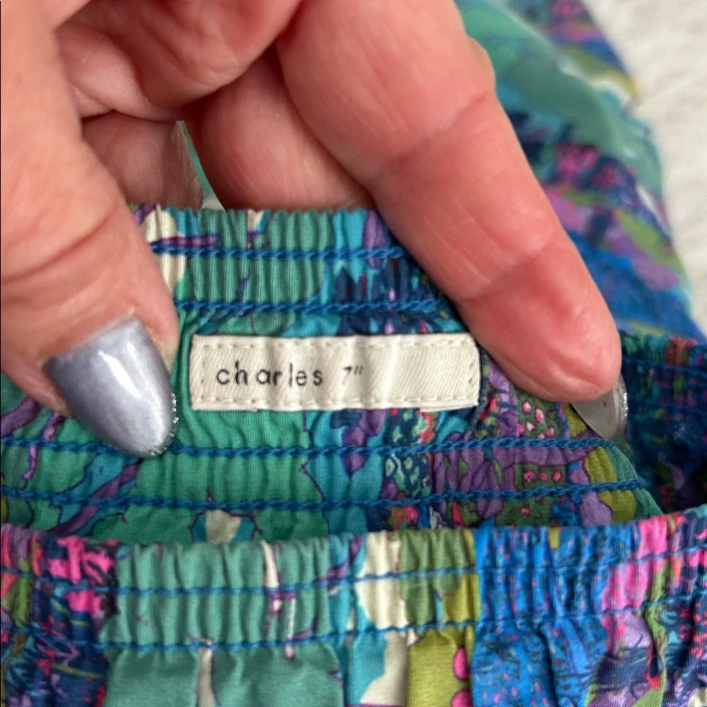 Onia Liberty Art Charles 7” Swim Shorts